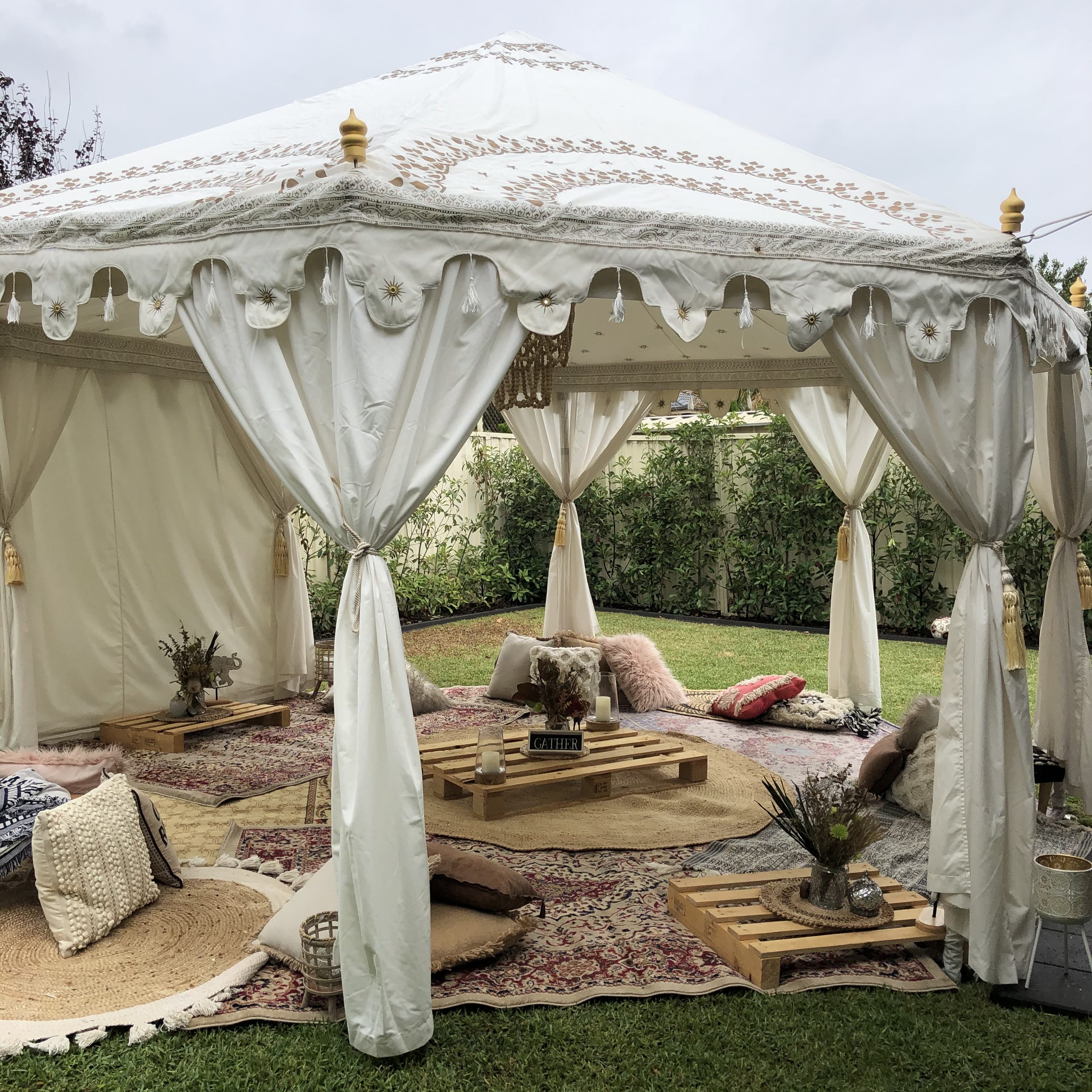 Boho Picnic Hire Pop Up Picnics Boho Marquees Sydney